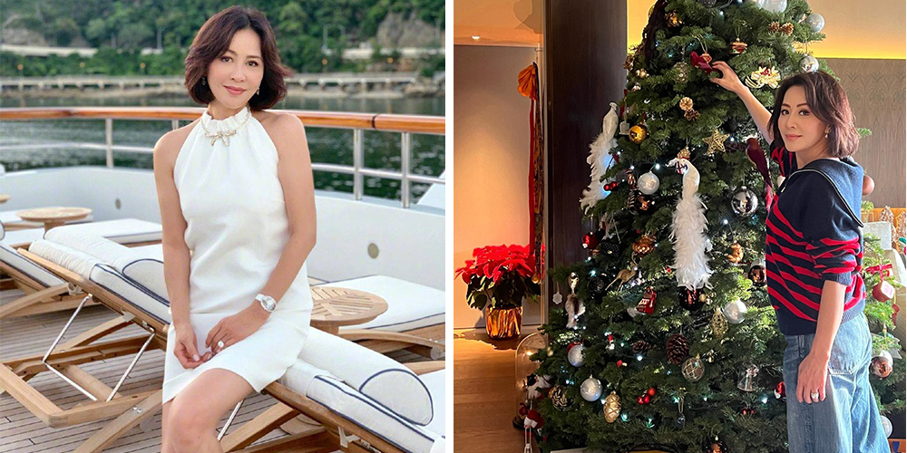 57歲劉嘉玲億元半山豪宅曝光！家中放2米聖誕樹/裝潢極盡奢華！激罕同框77歲凍齡媽媽！