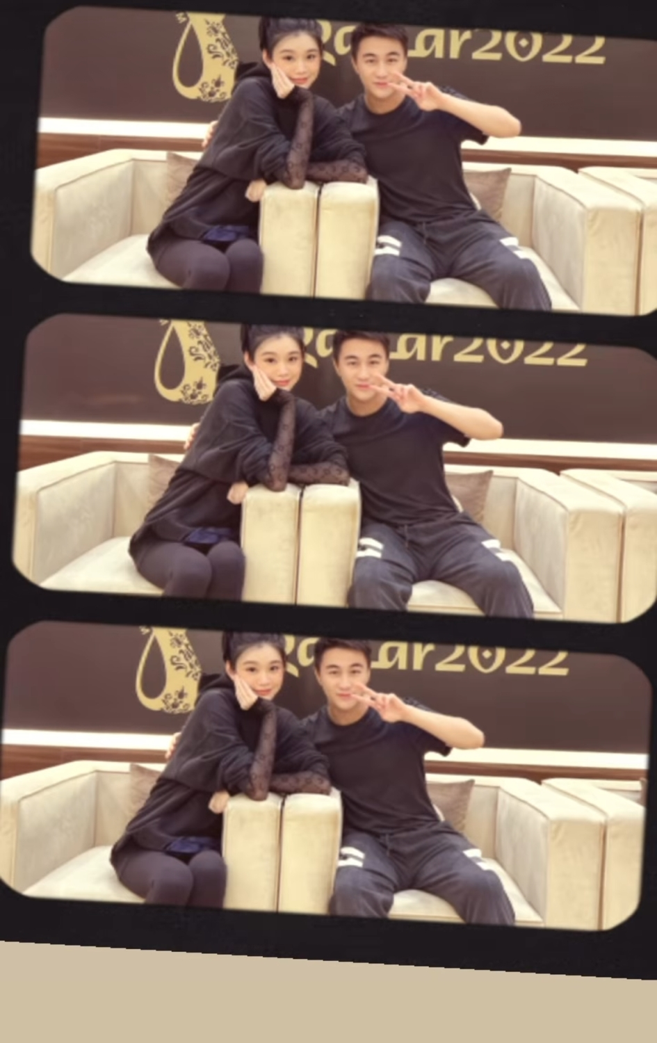 賭王千金何超欣性感現身世界盃現場！低胸上衣曬豐滿上圍！與奚夢瑤低調打扮成對比！