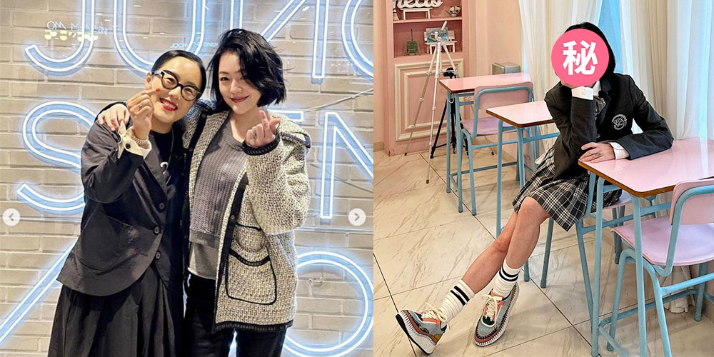 44歲小S穿校服無違和激似少女！自拍從不修圖膚質超好！全靠5招極簡保養！