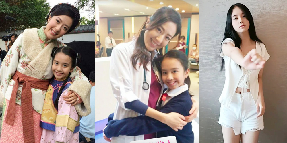 TVB「御用童星」陳偲穎15歲近照曝光！身材高䠷變長腿美女！靚樣獲讚有港姐冠軍相！