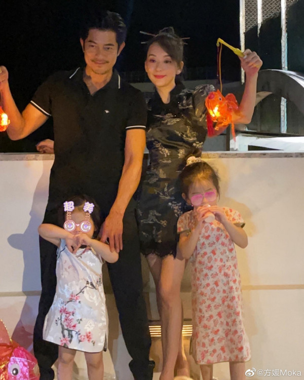 方媛郭富城大女樣子激罕曝光！側面鵝蛋臉、眼大鼻高！網民激讚似洋娃娃！