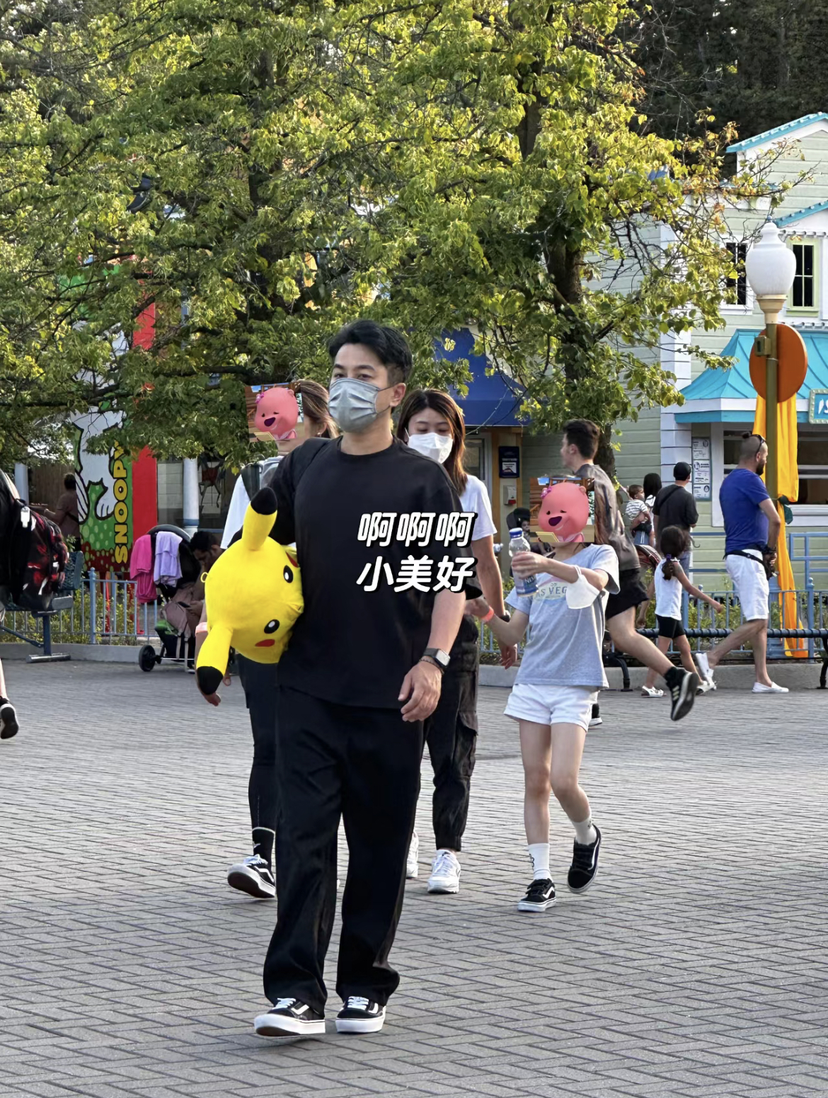 楊冪10歲女兒小糯米近照罕有曝光！與爸爸劉愷威加拿大被獲捕！遺傳媽媽長腿基因！