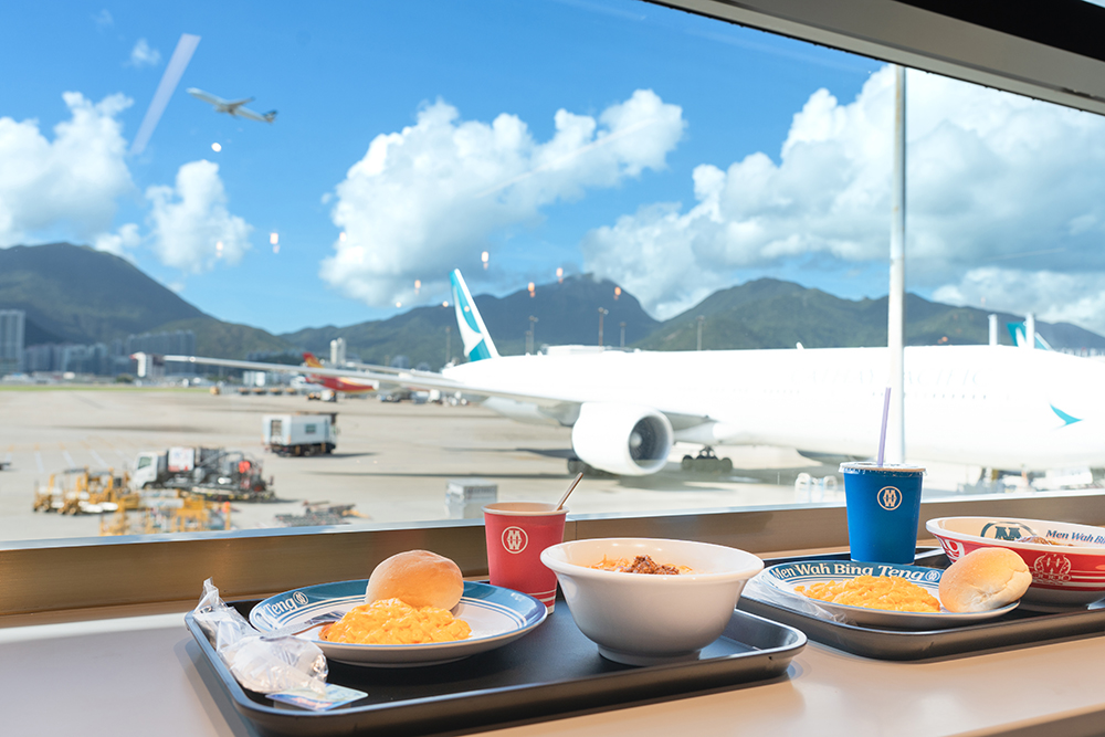 「敏華冰廳」香港機場禁區新店 停機坪靚景伴你歎經典港式美味 | U Food