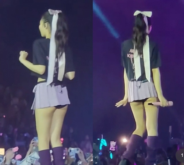 Lisa演唱會著激短裙屁股露出！表演服再惹爭議！網民直斤不雅：不如唔好著！