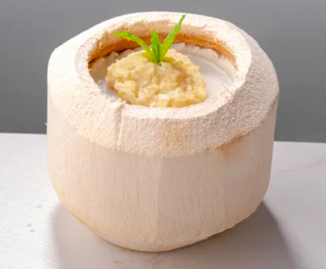上環新開椰子主題甜品茶飲店 貓山皇榴槤椰皇/原個椰子凍/椰奶楊枝甘露 | U Food