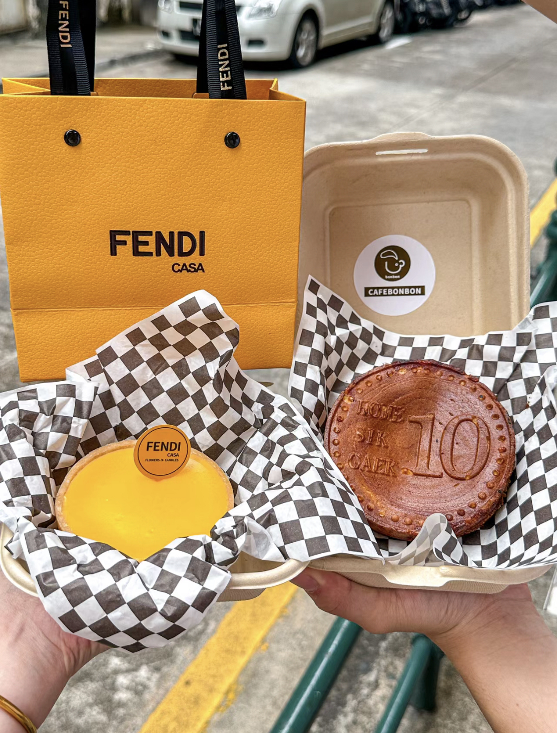 澳門Cafe小店與FENDI「合作」引排隊熱潮！網民質疑非官方聯乘惹侵權疑雲！