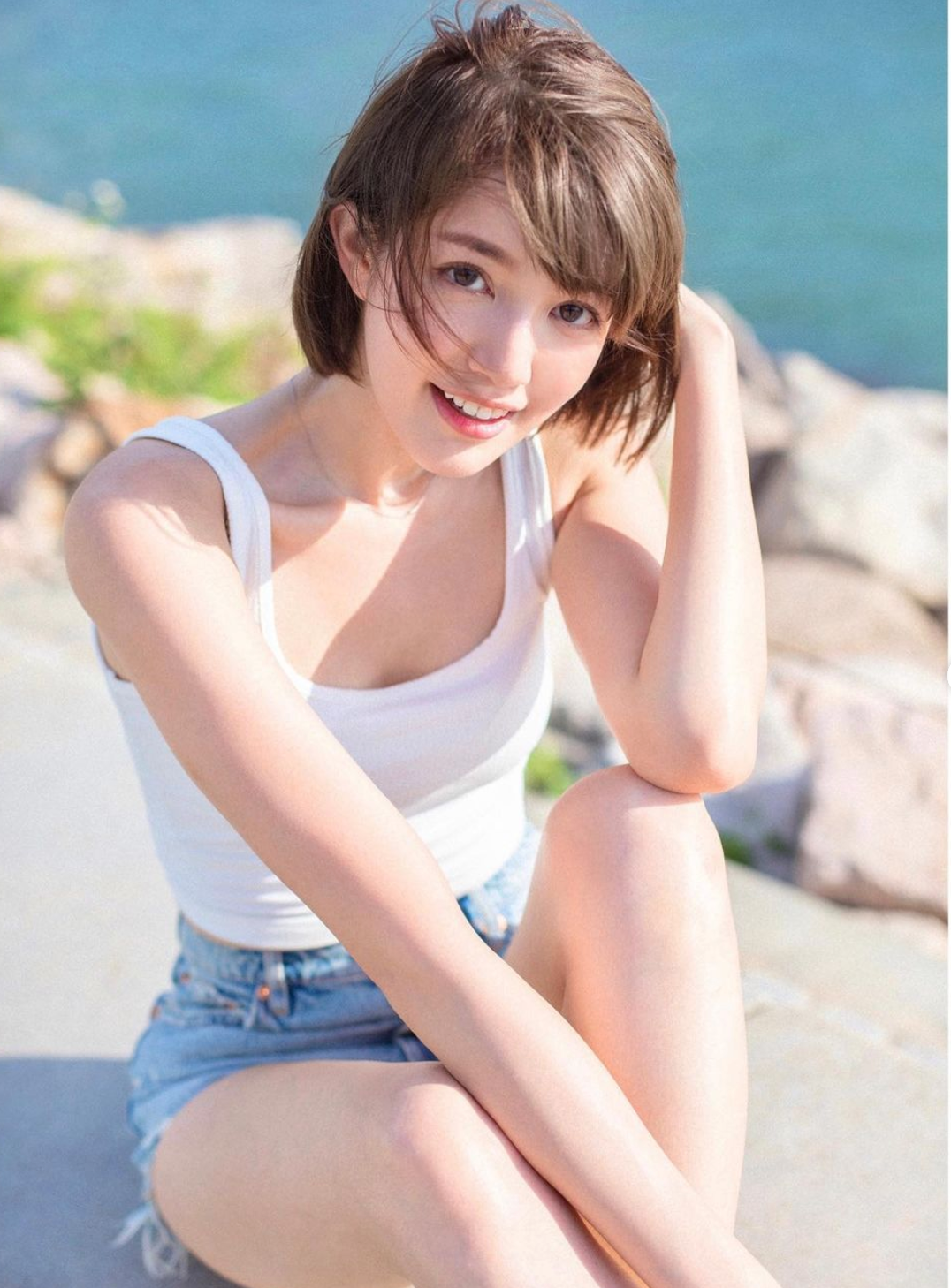 蘇皓兒被街頭野生捕獲！清純短髮散發氣質！獲網民讚真人激靚！