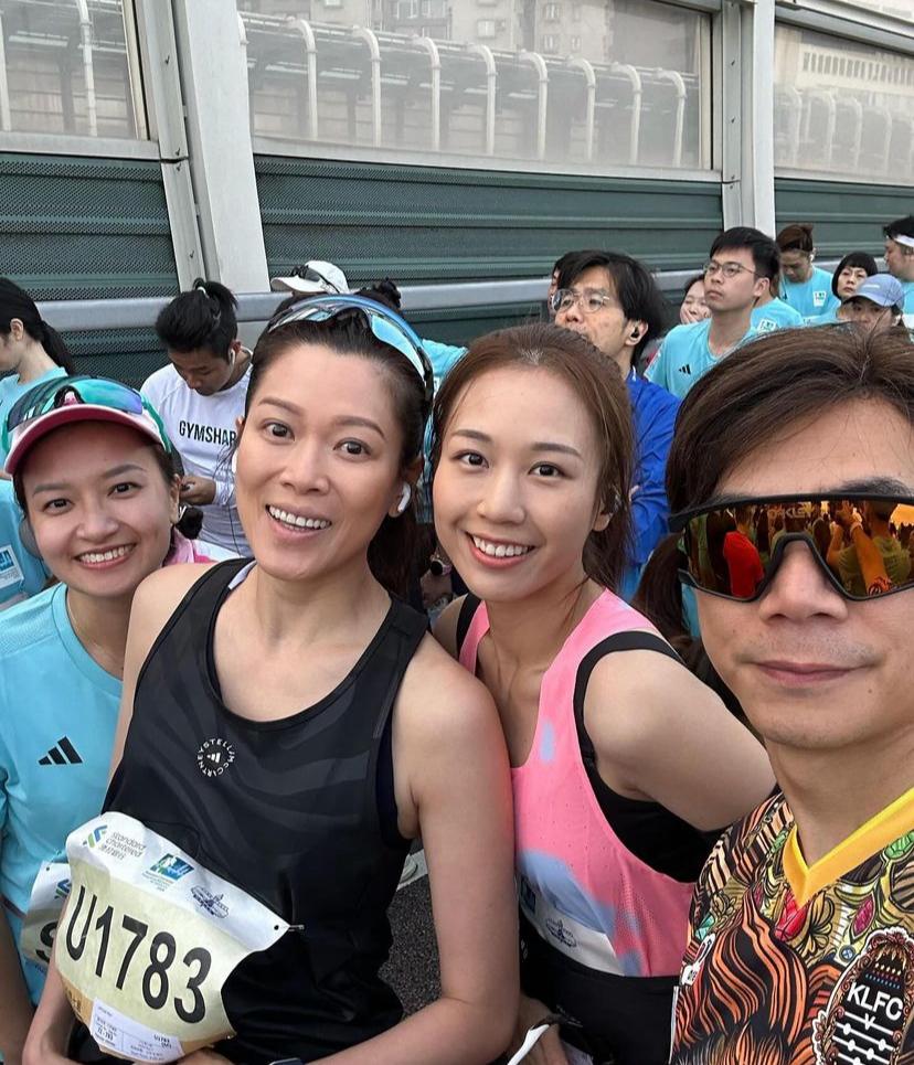 愛回家大小姐林淑敏素顏跑馬拉松！ 47歲同框狀態不輸何沛珈！