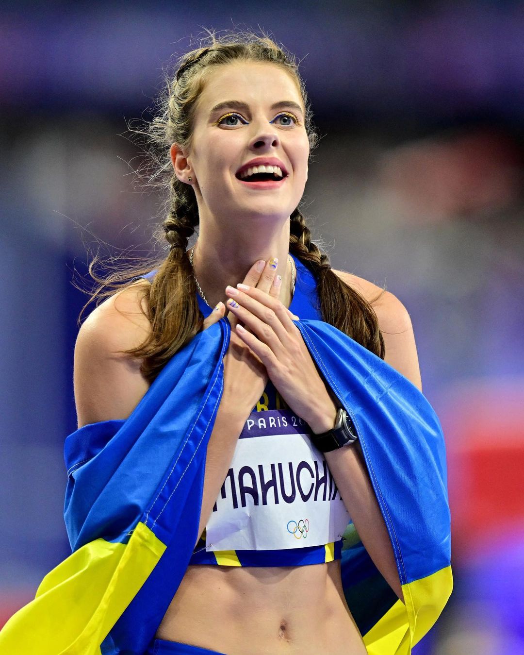 巴黎奧運｜烏克蘭跳高女神奧運奪金！曾躲地牢避炮彈 戰火中仍堅持訓練