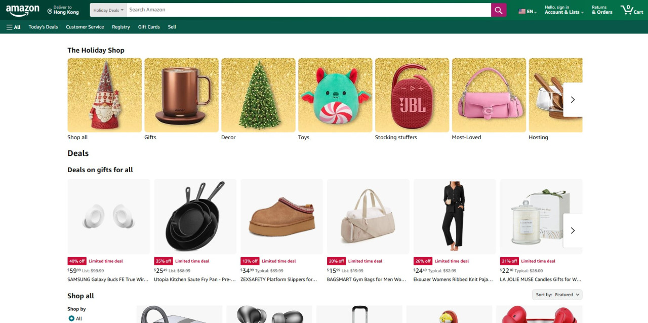 Amazon黑色星期五 |  2024 Black Friday黑五優惠早鳥價！Apple/Dyson/SONY等電話耳機5折起