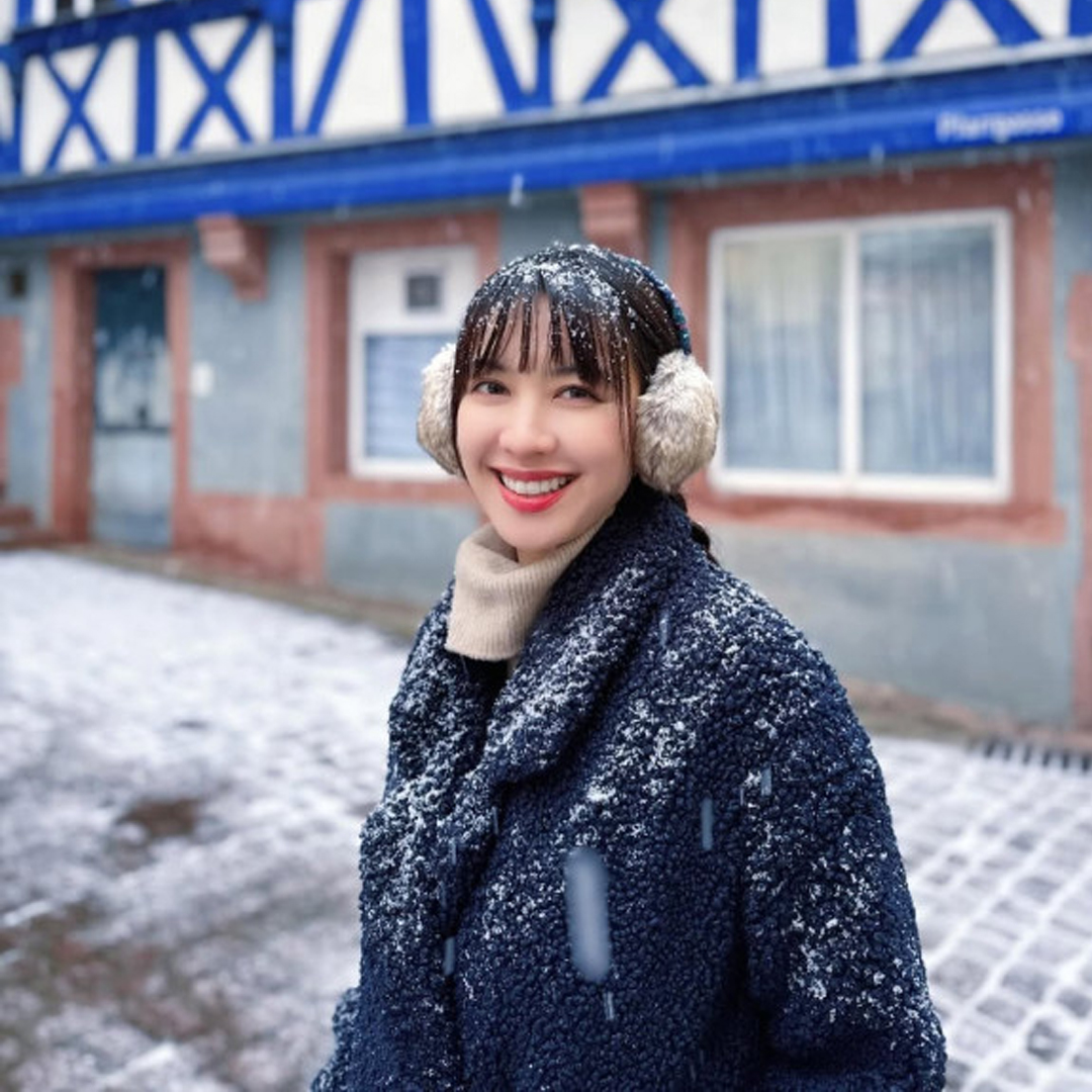 朱千雪一家三口甜蜜遊首爾！湊B一舉動超貼地！網友留言催生下一胎