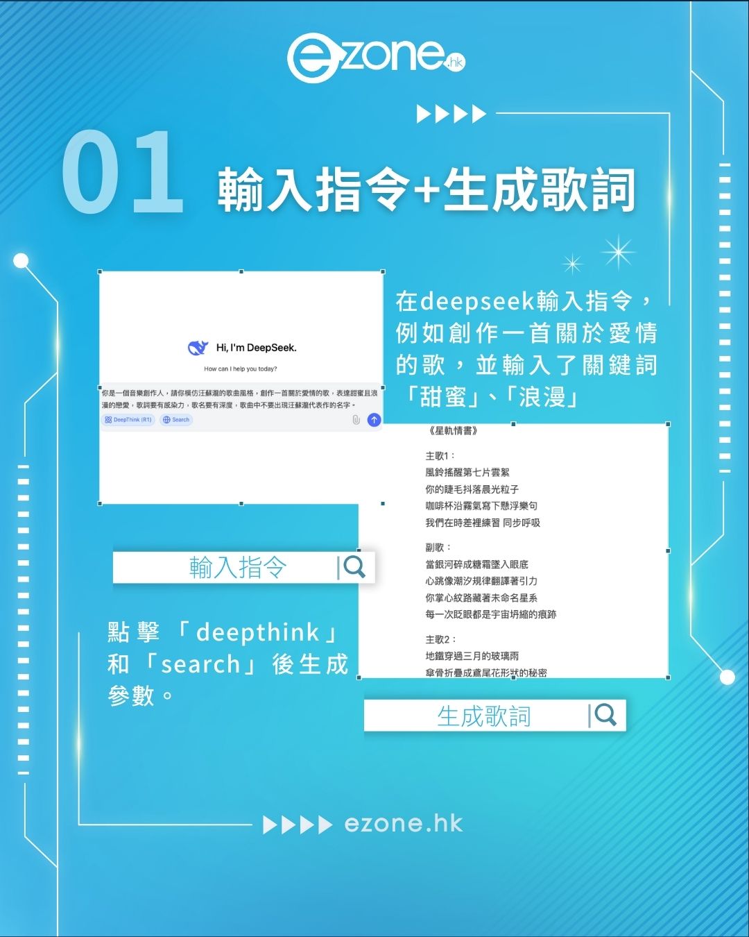 AI音樂創作新趨勢｜DeepSeek + Suno ＝ Music 小編親製浪漫情歌《星軌情書》 | ezone