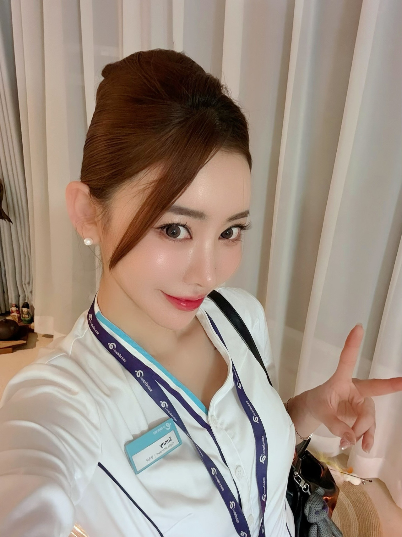 (圖:ooohsunny@Instagram) HK Express韓籍空姐IG爆紅!粉絲數反超官方帳號 網民:即刻想買機票
