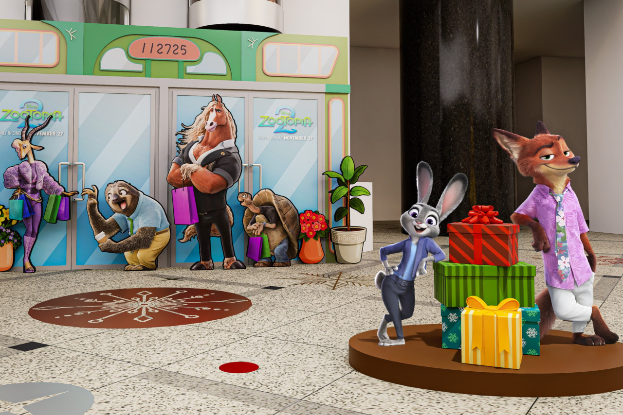 Zootopia 2登陸銅鑼灣時代廣場!優獸市打卡位/1:1角色現身/4.8米高聖誕樹 | UHK 港生活
