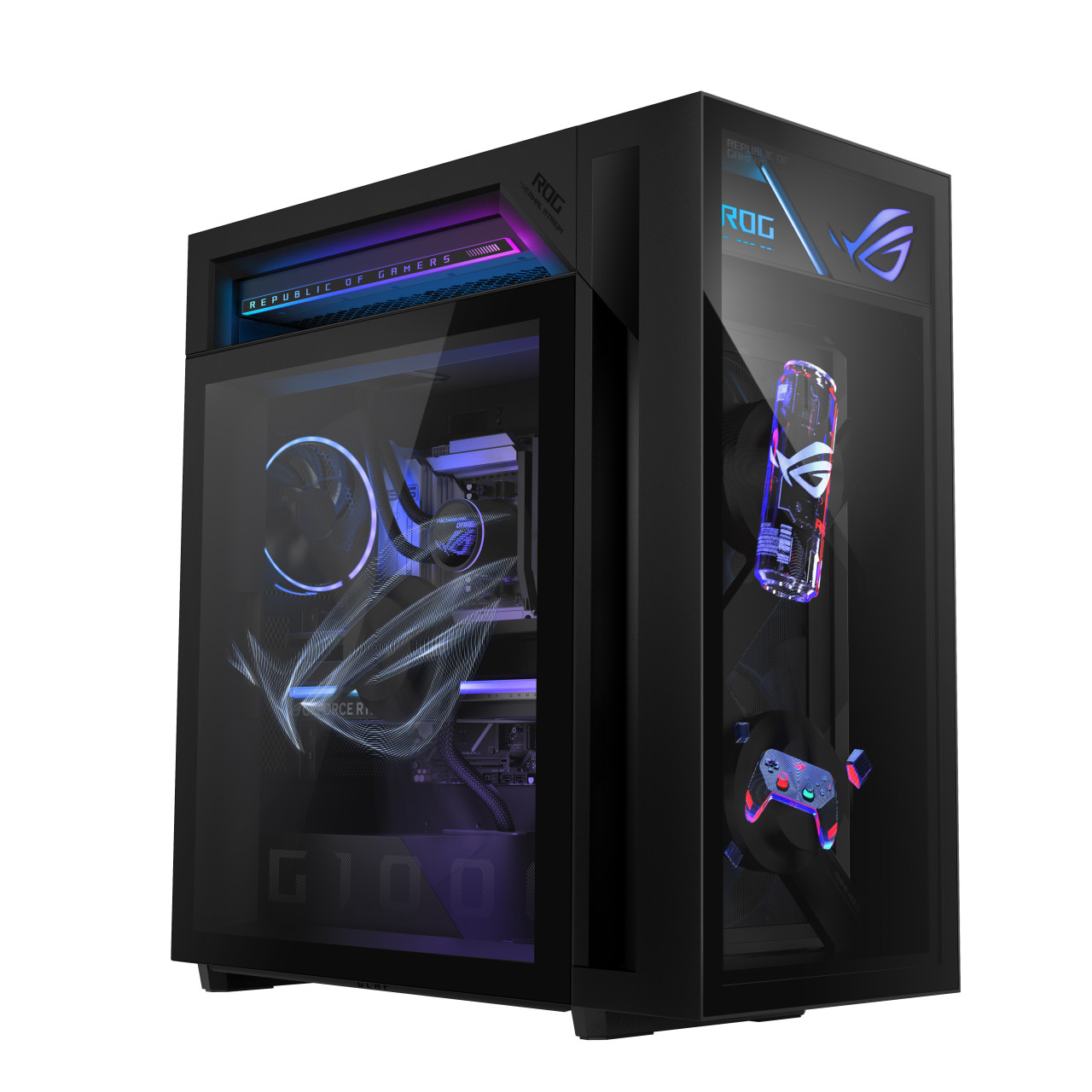 【CES 2026】機箱風扇竟識播片？ROG G1000 全球首創「全息投影」技術 扇葉轉出 3D 動畫型到核爆 | ezone