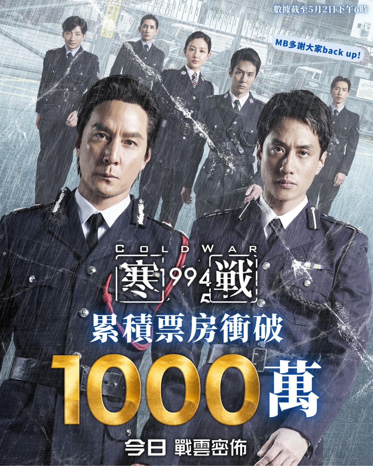 《寒戰1994》票房最新衝破3500萬 刷新系列票房紀錄有望突破第一集 | UHK 港生活