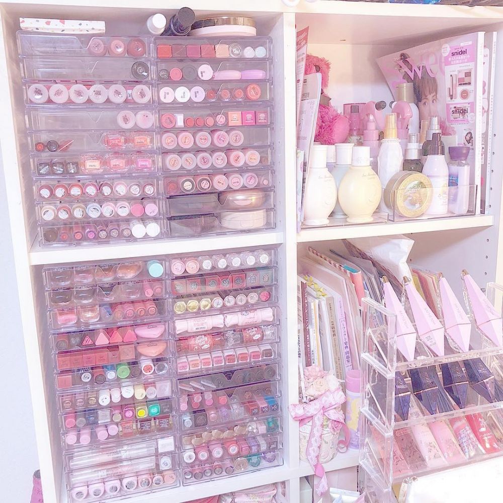 日本Amazon透明唇膏收納架推介！按品牌、體積分類！內附整理tips！