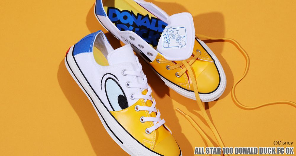 日本CONVERSE推出限定唐老鴨鞋款！留意細節位！鋼牙與大鼻亂入！