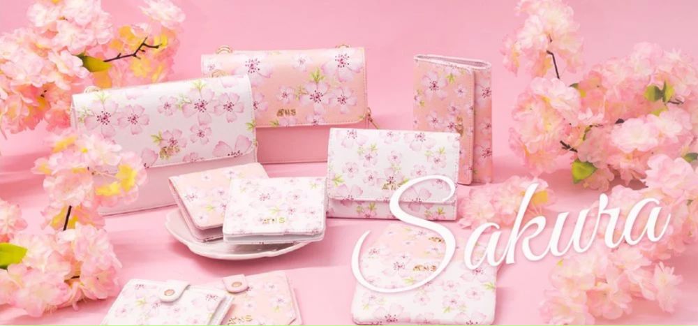 Ans新推春日櫻花系列！實用多間格銀包、證件套！浪漫粉嫩柔和色！