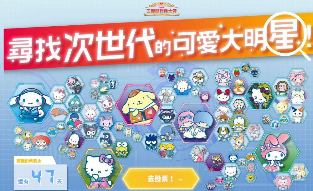 【Sanrio人物大賞2019】玉桂狗、My Melody等80位人物入選！內有投票連結