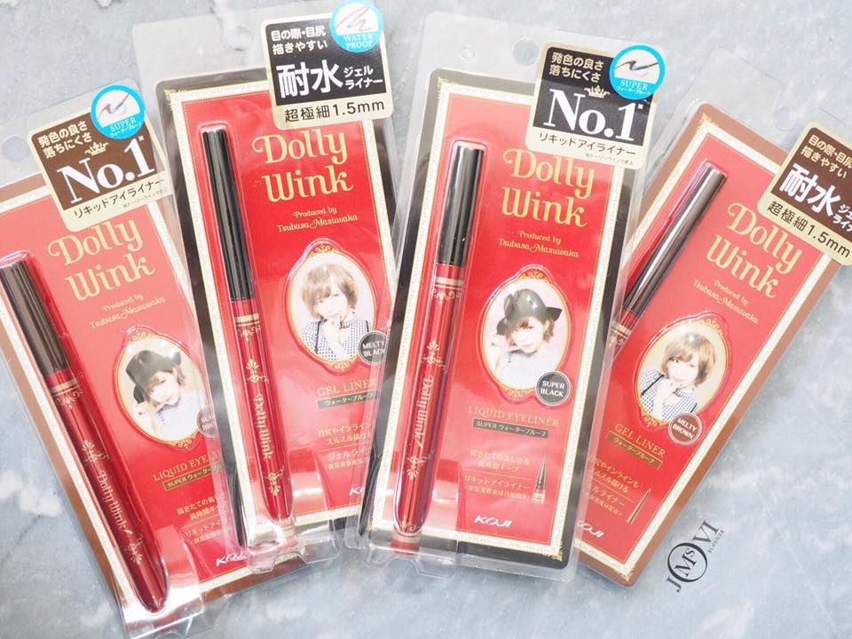 油眼眼妝好物推介！Dolly Wink防暈染眼線筆/眼線液試用報告