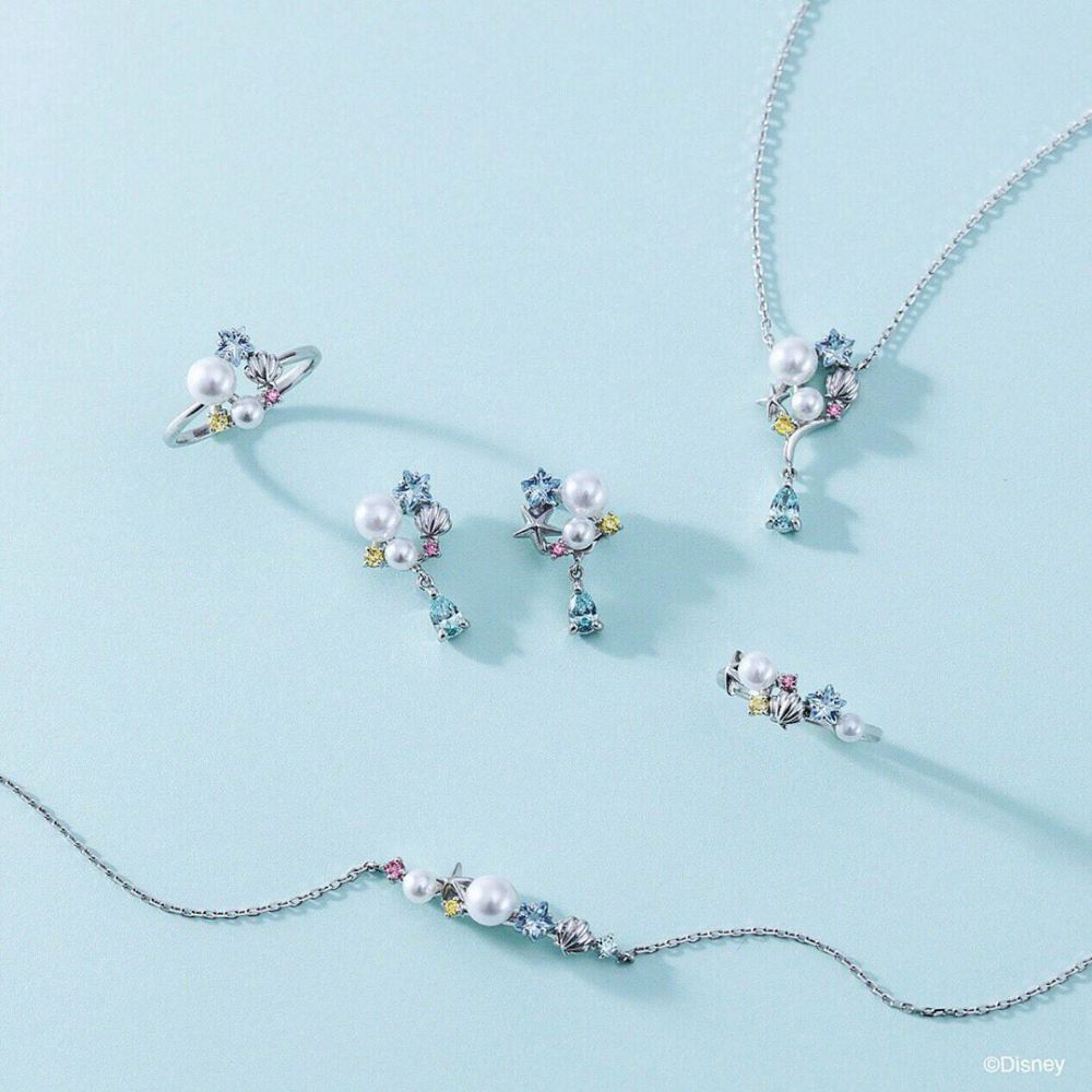 清澈冰藍色閃石！走進浪漫海洋世界！日本SAMANTHA SILVA新推《小美人魚》系列飾物！