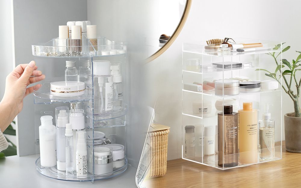 【2019淘寶推介】30款淘寶「化妝品收納好物」公開！旋轉式收納架、櫃桶分隔、鐵藝架！