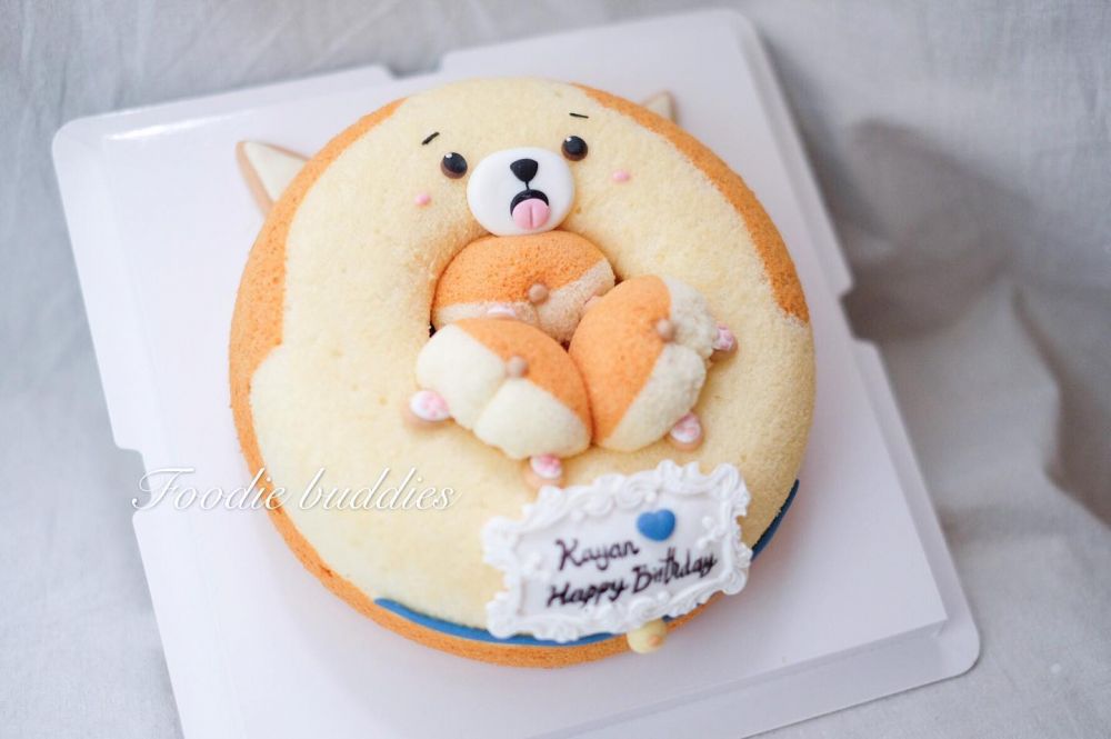 多款可愛卡通造型蛋糕、馬卡龍！哥基的屁屁擠在一起很療癒！