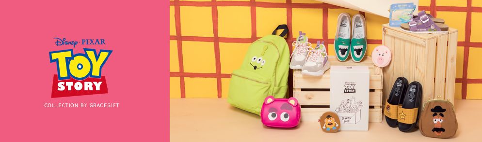 台灣Grace Gift超可愛《Toy Story》系列！ 三眼仔、薯蛋頭、勞蘇出動！不同袋款、鞋履都有！