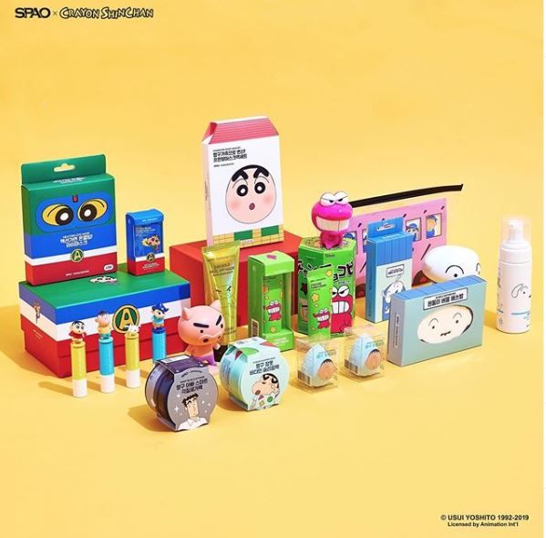 韓國SPAO再度聯乘蠟筆小新！多款護膚品！潤色護唇膏、面膜！