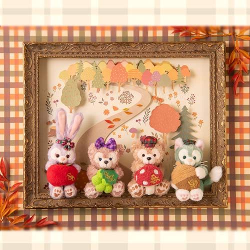 日本迪士尼推秋季Duffy and friends系列商品！Duffy換上可愛秋裝！天呀！又要花錢了！