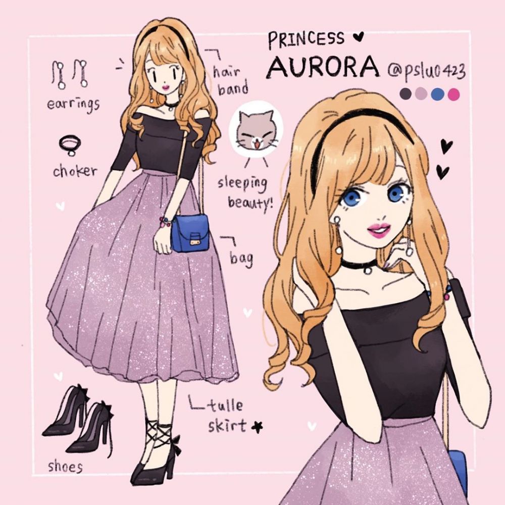 花木蘭、愛莎約會造型公開！5套迪士尼角色夏日穿搭提案！