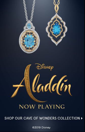美國品牌聯乘迪士尼《阿拉丁》！推出一系列湖水藍色系飾物！項鏈、耳環和戒指都有！