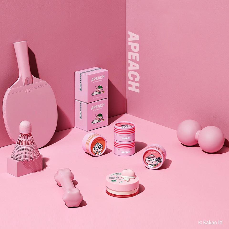 KAKAO FRIENDS x THEFACESHOP推出夏日彩妝系列！RYAN造型唇釉、淋浴露