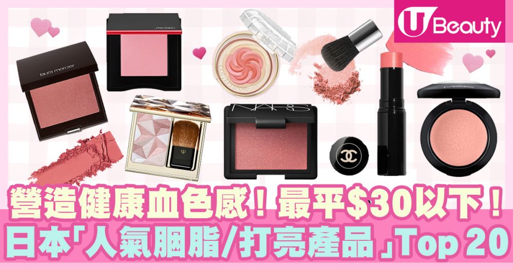 【UBeauty測試】編輯實測！6款人氣胭脂大檢閱！夏日甜美粉色調！哪款最顯色、持久？