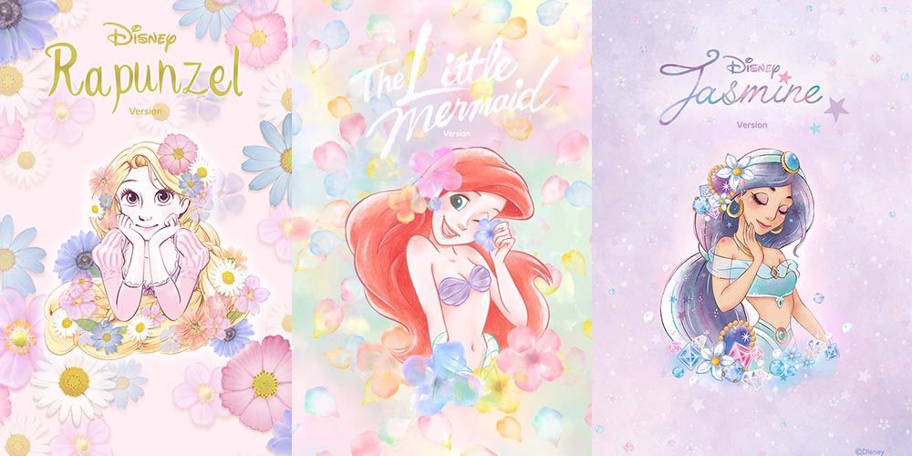 【手機Wallpaper】20款夢幻迪士尼角色手機桌布！換上超美水彩風！小魚仙、貝兒、小熊維尼！