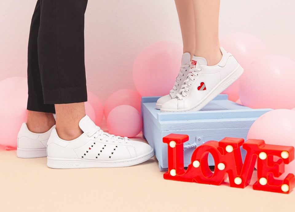 台灣adidas推出斜間心心STAN SMITH！與另一半低調放閃！附5款大熱小白鞋！