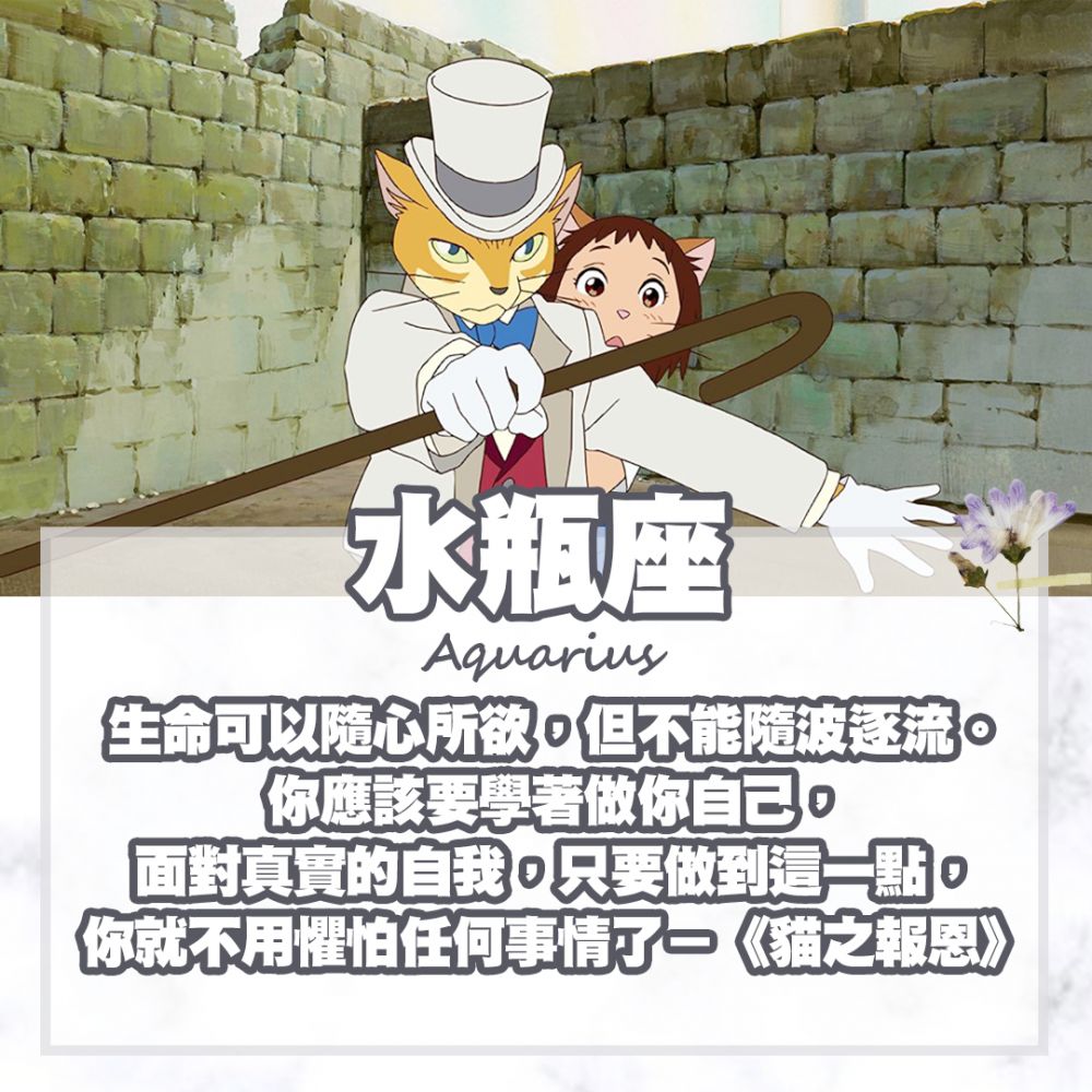 【金句】「生命可以隨心所欲，但不能隨波逐流。」專屬12星座的吉卜力工作室電影共鳴語錄！