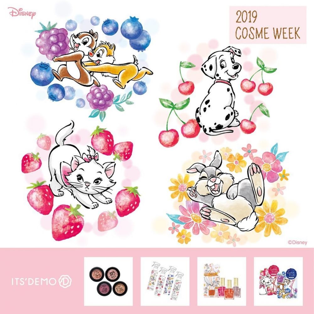 日本美妝雜貨店ITS'DEMO再推迪士尼限定新品！今次主角是Marie、101斑點狗、鋼牙與大鼻、Thumper！