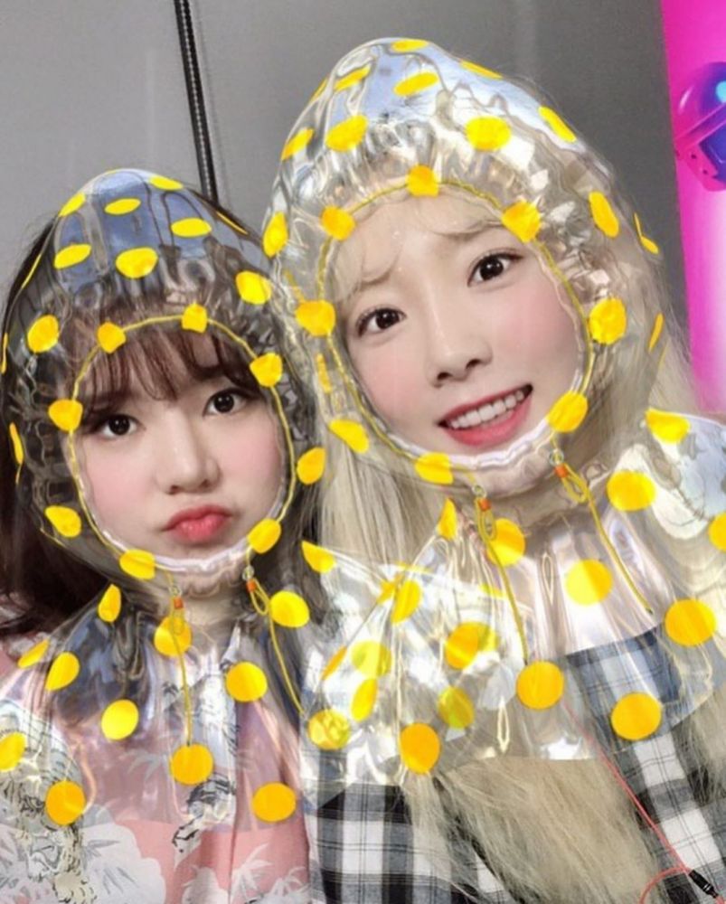 跟韓星潮玩「雨衣」Filter！波點雨衣超可愛！拍片影相一樣得！