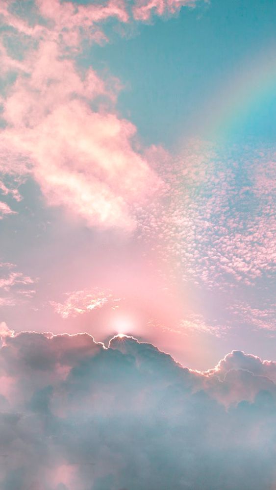 【手機wallpaper】令人安靜心靈！精選40款天空主題電話桌布！浪漫星空、粉色雲朵！