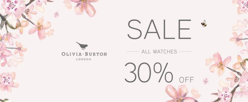 OLIVIA BURTON 減價款式低至5折！20款手錶、飾物合集！浪漫花卉主題！