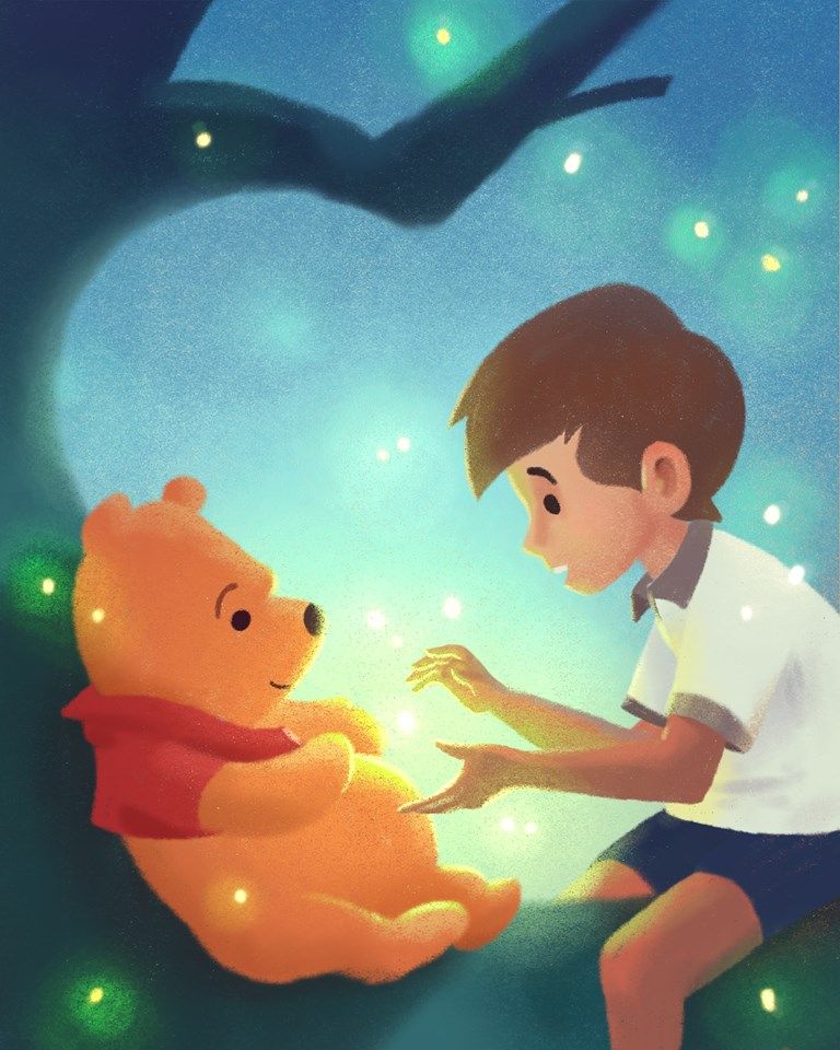 20款小熊維尼手機wallpaper合集！療癒水彩圖案、金句！給你滿滿的正能量！