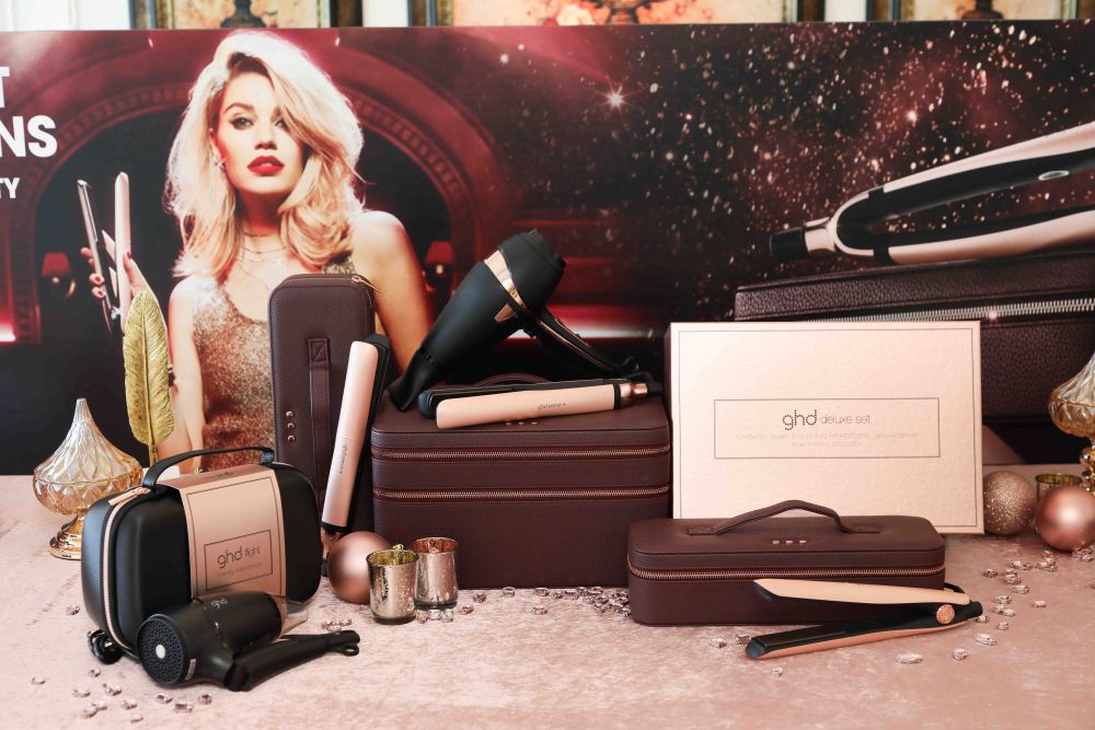 【聖誕2019】香港ghd限量玫瑰金調造型器！曲髮/直髮都適用！配搭酒紅色專用手提箱！