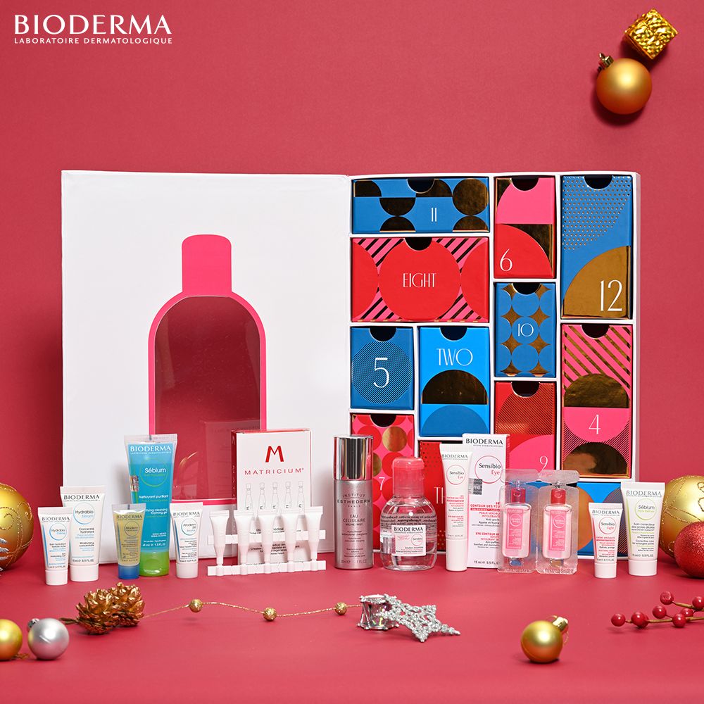 【聖誕2019】BIODERMA首推聖誕月曆！大熱紅水、再生水！同場加映姊妹品牌Esthederm產品！