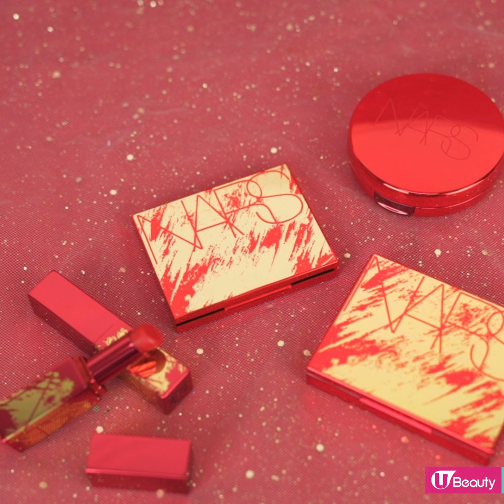 NARS 2020限量版新春節日系列！亮紅＆金色主題！裸光蜜粉餅、護唇膏！