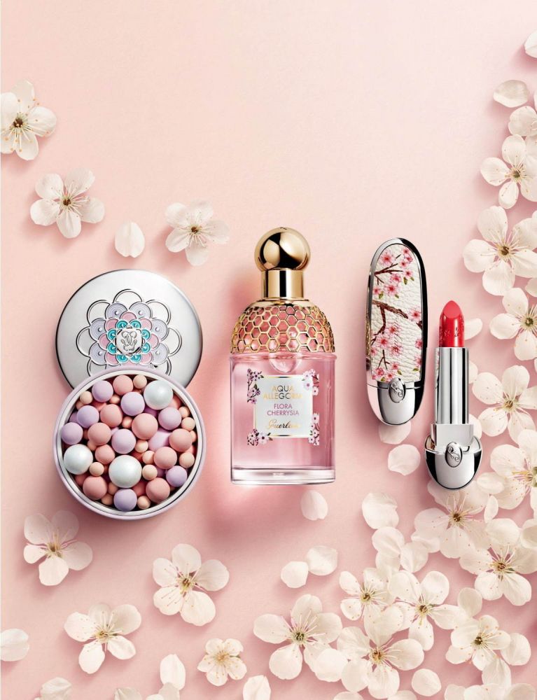 【2020新品】Guerlain春季限定櫻花系列！浪漫彩妝粉盒/香水/唇膏！俘虜少女心！