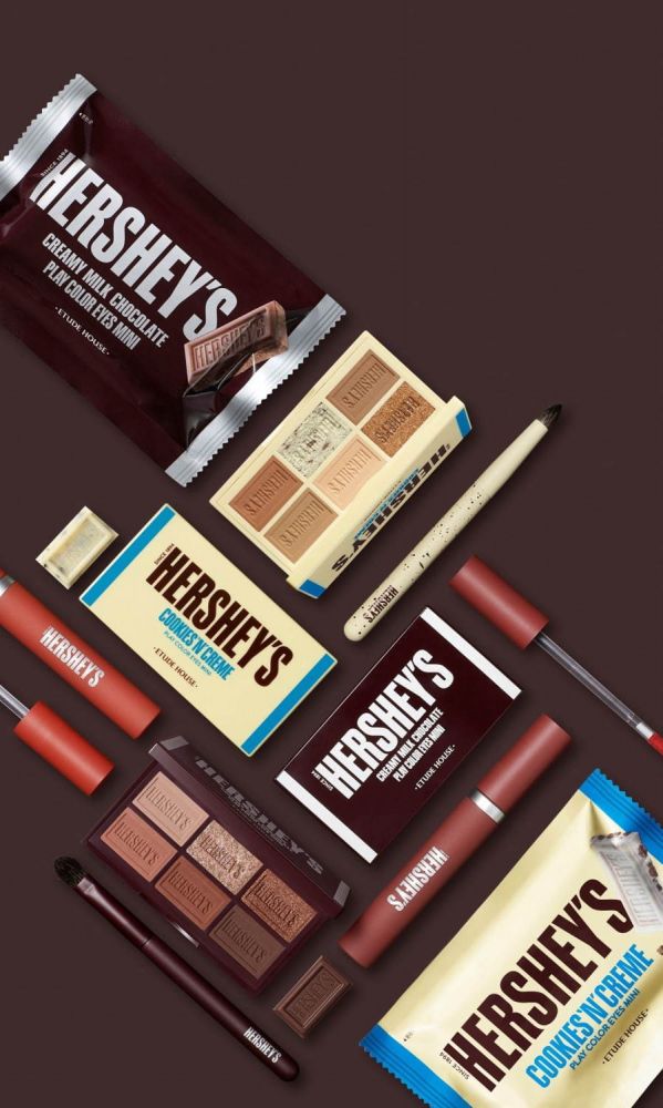 Etude House X HERSHEY'S推出限量版彩妝系列！甜美可愛朱古力包裝！香港即將有售！