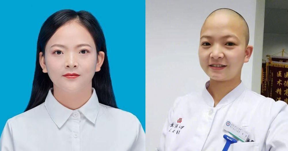 【武漢肺炎】90後武漢女護士剃光頭抗疫！護士：準備工作做好才能上「戰場」！