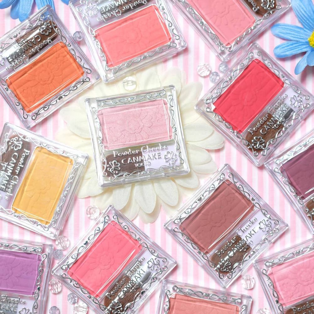 日本CANMAKE官方宣布部分產品&色號停產！人氣花漾柔啞胭脂、混色遮瑕！清單一覽！